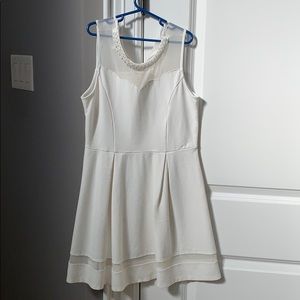 Girls white formal dress